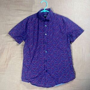 Express short sleeve button-up